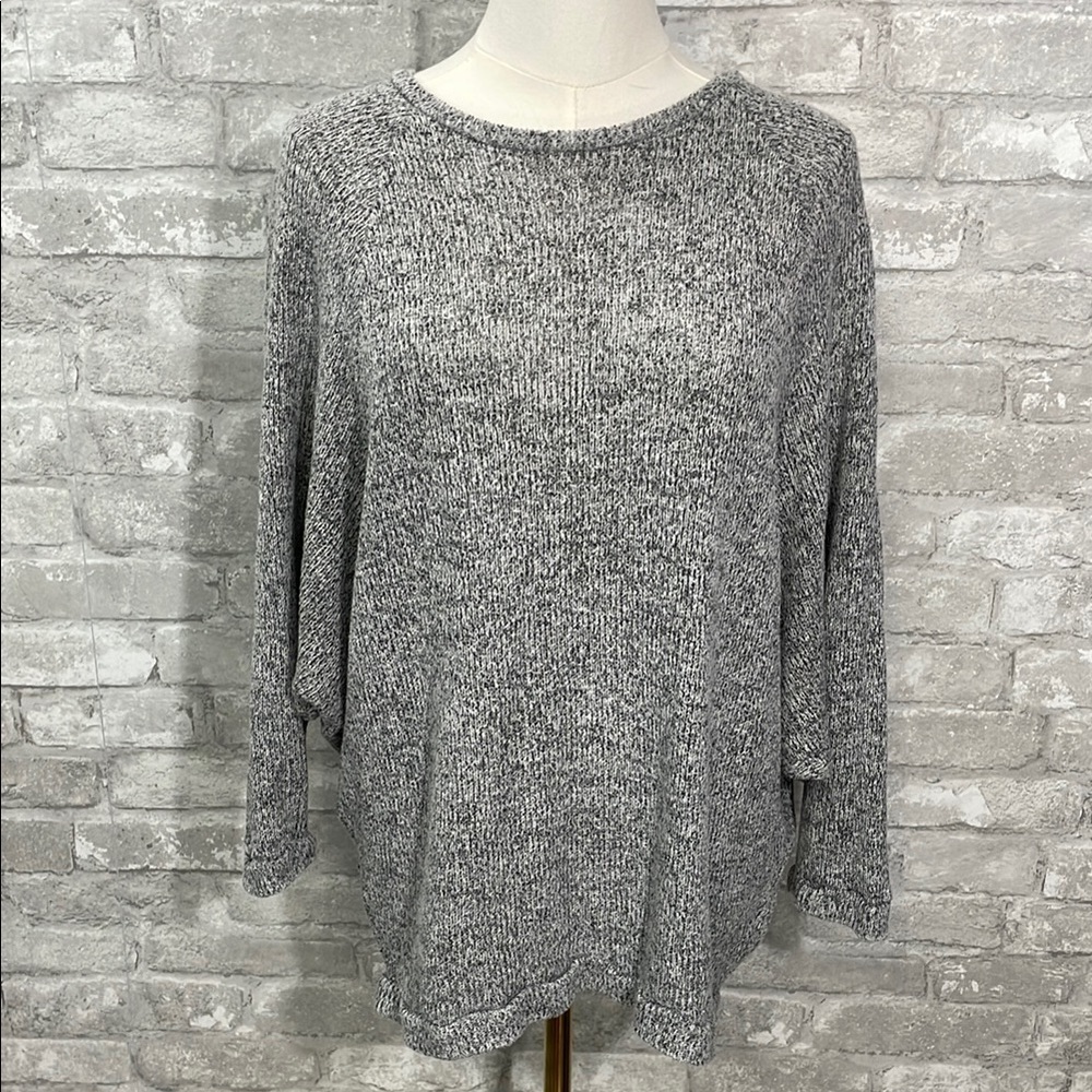 ASOS Gray Dolman Sleeve Sweater